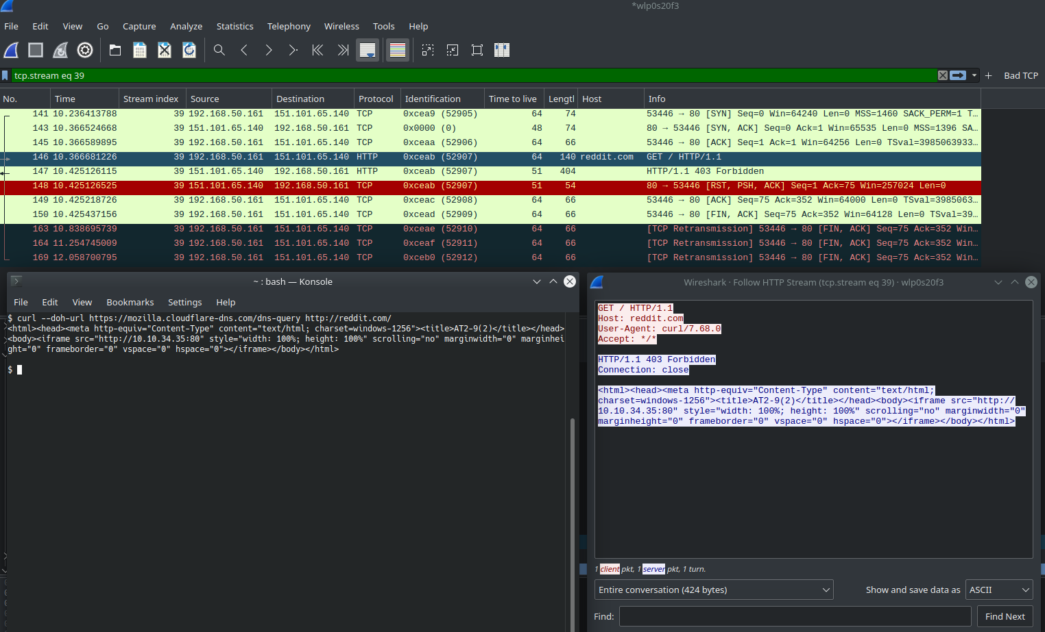 middlebox fingerprint in http reddit. blocked