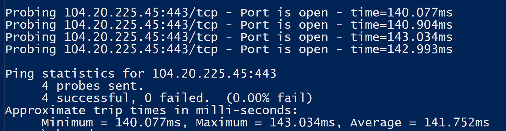 windows ping tcp tcping clubhouse api same ip range